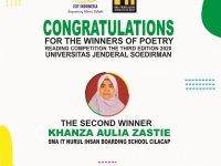 Khanza Aulia Zastie Raih Juara 2 Poetry Reading Competition 2020 Se-Jawa Tengah